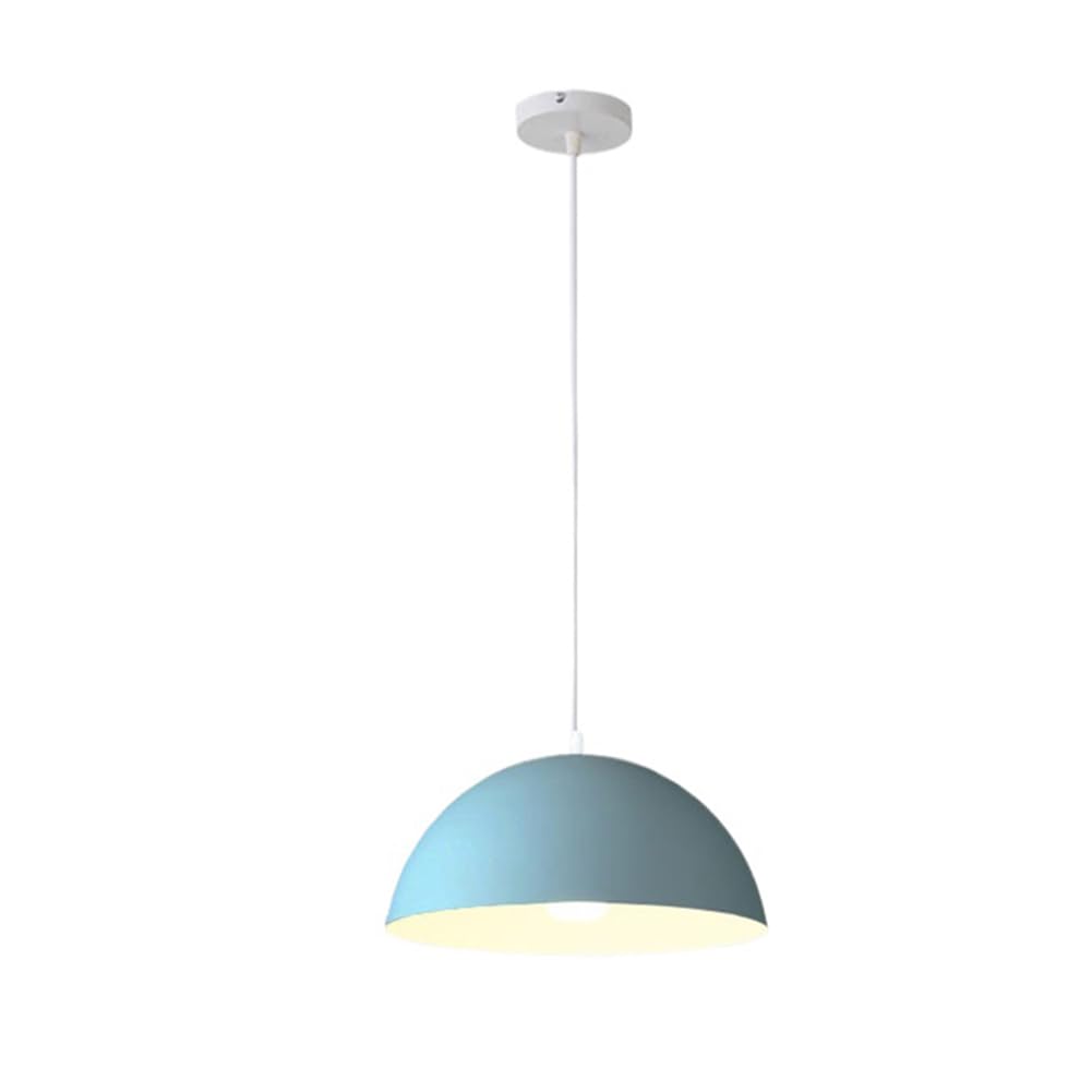 Lámpara colgante moderna azul vintage para salón y techo rústico