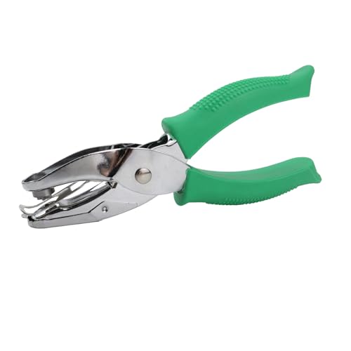 Aacehlh 1/4 Inch Flower Shaped Hole Puncher Handheld Single Hole Paper Punch One Hole Paper Punch for DIY Craft Paper Scrapbook Puncher Hand Tool