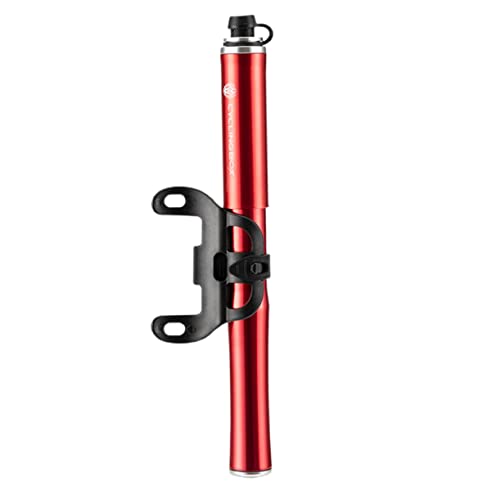 AKOOSY Bomba De Bicicleta Recargable Inflador Ciclo Portátil Bomba De Neumático Bomba De Aire De Neumáticos Aleación De Aluminio Rojo