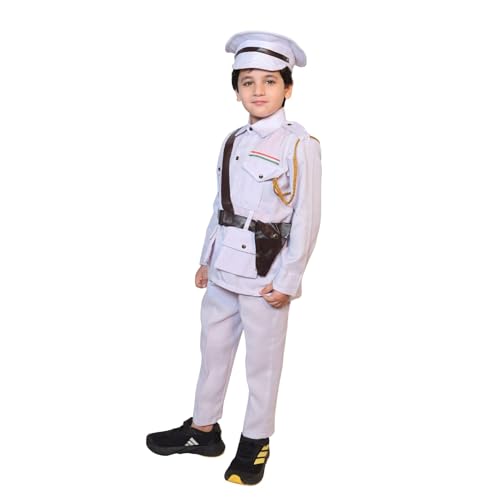 Image of Kaku Fancy Dresses Our Helper Costume for Boys & Girls | Social Helper Doctor, Nurse, Fireman, Postman, Teacher, Farmer Dress For Kids