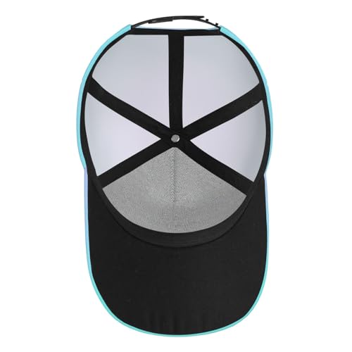 Gorra de béisbol degradada unisex ajustable miniatura 4