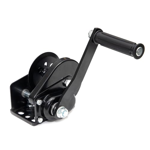 Winche eléctrico para remolque de barco 2600 lb con cinta tejida miniatura 3