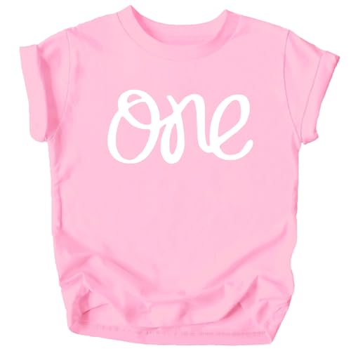 One 1st Birthday Shirt for Baby Girls First Birthday Outfit