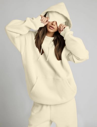 OLAPTA Airplane Travel Mode 2 Piece Outfits Eye Mask Built-In Oversized Hoodies Comfort Sweatpants Men Women Tracksuits Sets3