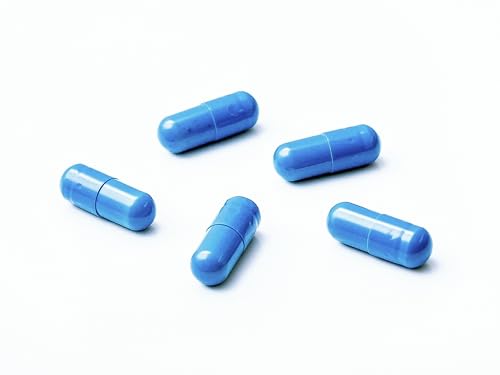 Capsules HPMC taille 0 bleu grand format pour herboristerie et micro-dosage