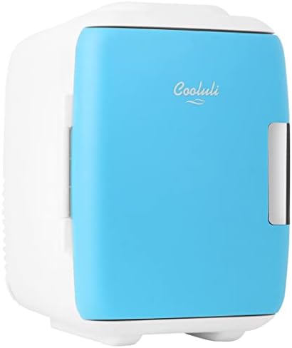 Cooluli Classic 4 litre mini fridge cooler and warmer in blue
