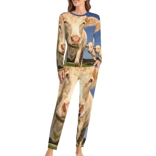 Pyjama femme manches longues et pantalon pour soirées cocooning