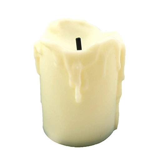 king shine Plastic LED Beautiful Tea Light Candles Festivals Diwali for Gifting, Diwali Festival Gift(Yellow) (Pack of 8)