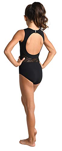 Danznmotion Girls Leotard Twister Lace Tank Style 19101C (Girls 12-14) #TOP1