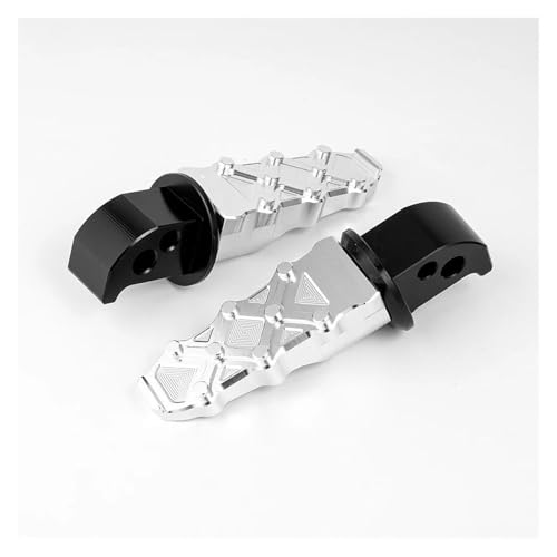 Repose-pieds arrière TMAX 560 et 530 Tech Max en aluminium argent