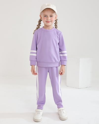 Toddler Girl Clothes Fall Winter Outfits Long Sleeved Pullover Sweatshirt + Sweatpants 2 Pcs Casual Sweatsuits Sets2