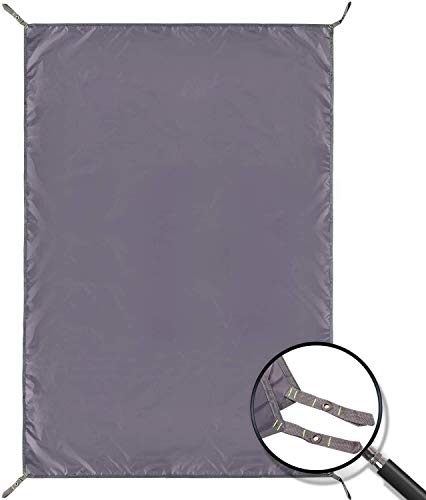 REDCAMP Waterproof Camping Tarp - 36"x83"/55"x83"/71"x83"/82"x82"/95"x83", 4 in1 Multifunctional Tent Footprint for Camping, Hiking and Survival Gear, Lightweight and Compact