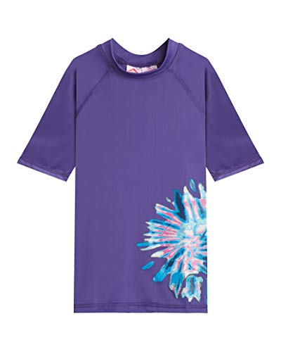 Image of Kanu Surf Girls' Karlie Rash Guard UPF 50+ Sun Protection Short Sleeve Swim Shirt