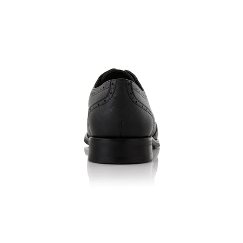 Image of Ferro Aldo Men's Wingtip Oxford Dress Shoes | Classic Brogue & Two-Tone Spectator Styles | Formal Wedding Business Party Shoe