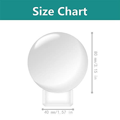 MerryNine 80mm K9 Crystal Ball with Metallic Stand