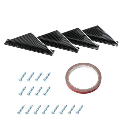 Protecteur d'aileron de Requin Spoiler, Aile de Pare-Chocs arrière de Voiture - Décoration Automatique de Voiture - Spoiler, Design aérodynamique pour Une Meilleure aérodynamique,