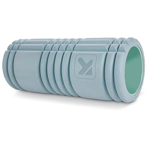 TriggerPoint Rouleau en mousse quadrillée, massage musculaire des tissus profonds, rouleau en mousse polyvalent, multi-usage, avec vidéos d&rsquo;instructions en ligne gratuites