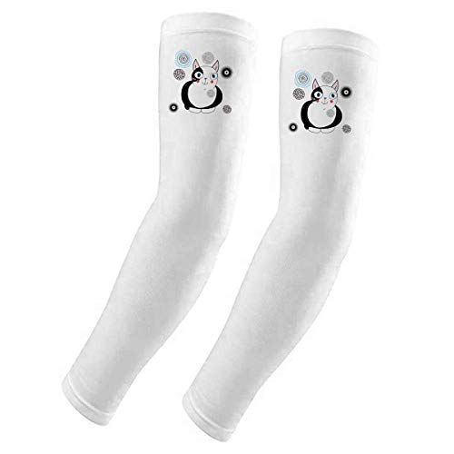 Protection UV pour les bras chat mignon idéale pour le cyclisme et la randonnée