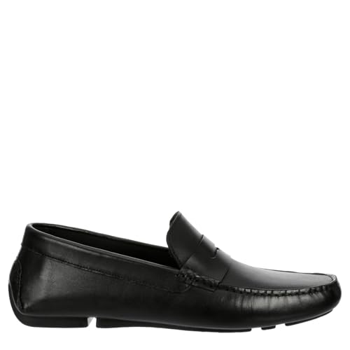Image of Franco Fortini Daven Penny - Men's Slip-On Moc Toe Dress Leather Penny Loafer