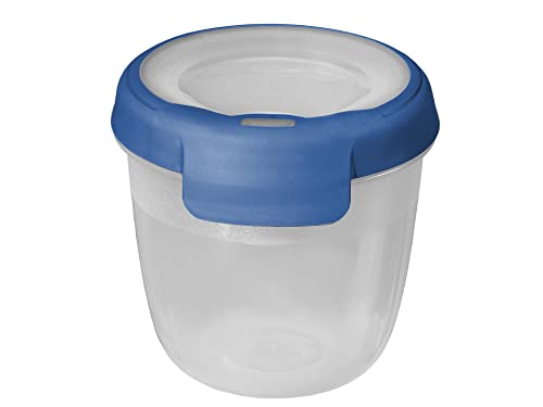 Curver Boîte alimentaire rectangulaire multi usage 0,4L en polypropylène 100% recyclé, 10x10x9,5 cm, adapté au Micro-Ondes, Lave-Vaisselle, Congélateur-...