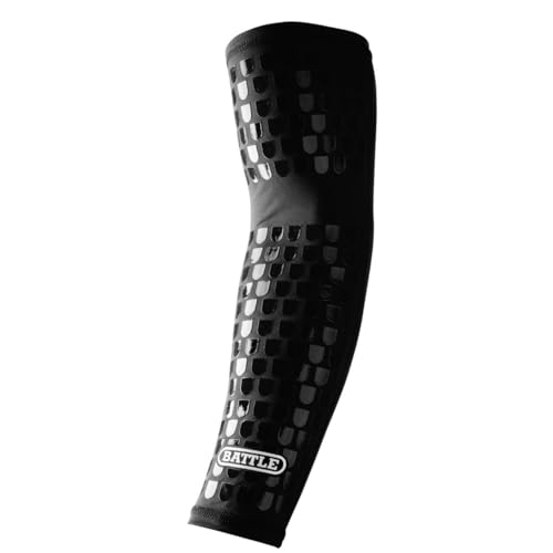 Battle Ultra-Stick Full Arm Sleeve &ndash; Compression Support Sleeves with Ultra-Tack Grip &ndash; Forearm...