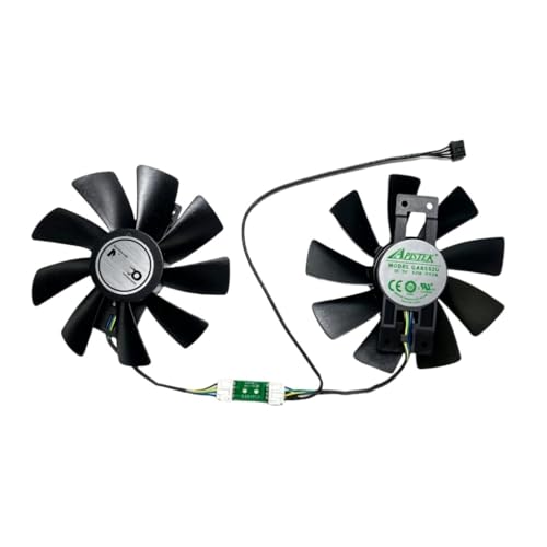 Set of 2 GPU Cooling Cooler Fans 100mm 4Pin PWM Replacement for Sapphire R9 380 R9 380X Nitro Graphics Card GAA8S2U DC 12V 0.45A 4Pin image 4
