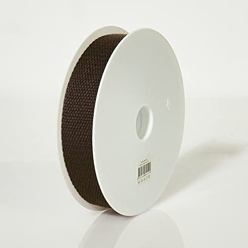 Trimz Cotton Webbing - Brown - 25mm x 5m - Image 2
