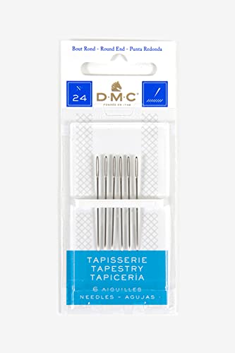 DMC 1767-24 Tapestry Hand Needles 6-Pack Size 24