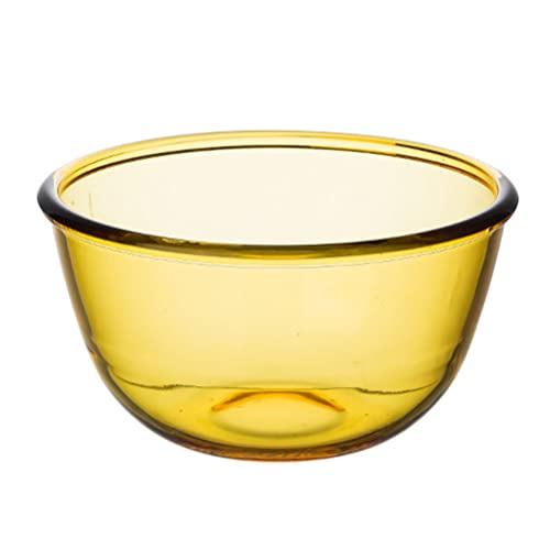 Cuenco de cristal amarillo para cocina, un obsequio práctico de vidrio de borosilicato 2