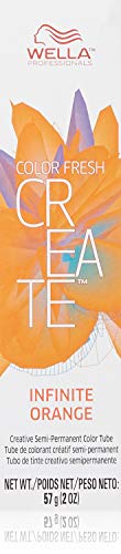 Wella Color Fresh Create Semi-Permanent Color Infinite Orange for Unisex, 2 Ounce