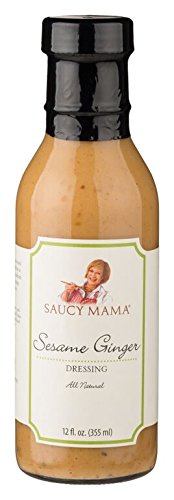 Saucy Mama Sesame Ginger Dressing, 12-Ounce Boxes (Pack of 6)