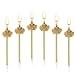 6pcsÂ BirthdayÂ Candle,Â CakeÂ CandlesÂ CrownÂ ShapeÂ BirthdayÂ Fun Cake Toppers DecorationsÂ forÂ BirthdayÂ WeddingÂ GraduationÂ PartyÂ CakeÂ DecorÂ (Gold)