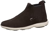 Material exterior: Cuero Geox U Nebula A, Botas Chelsea para Hombre, Marrón (Dk Coffee C6024), 44 EU