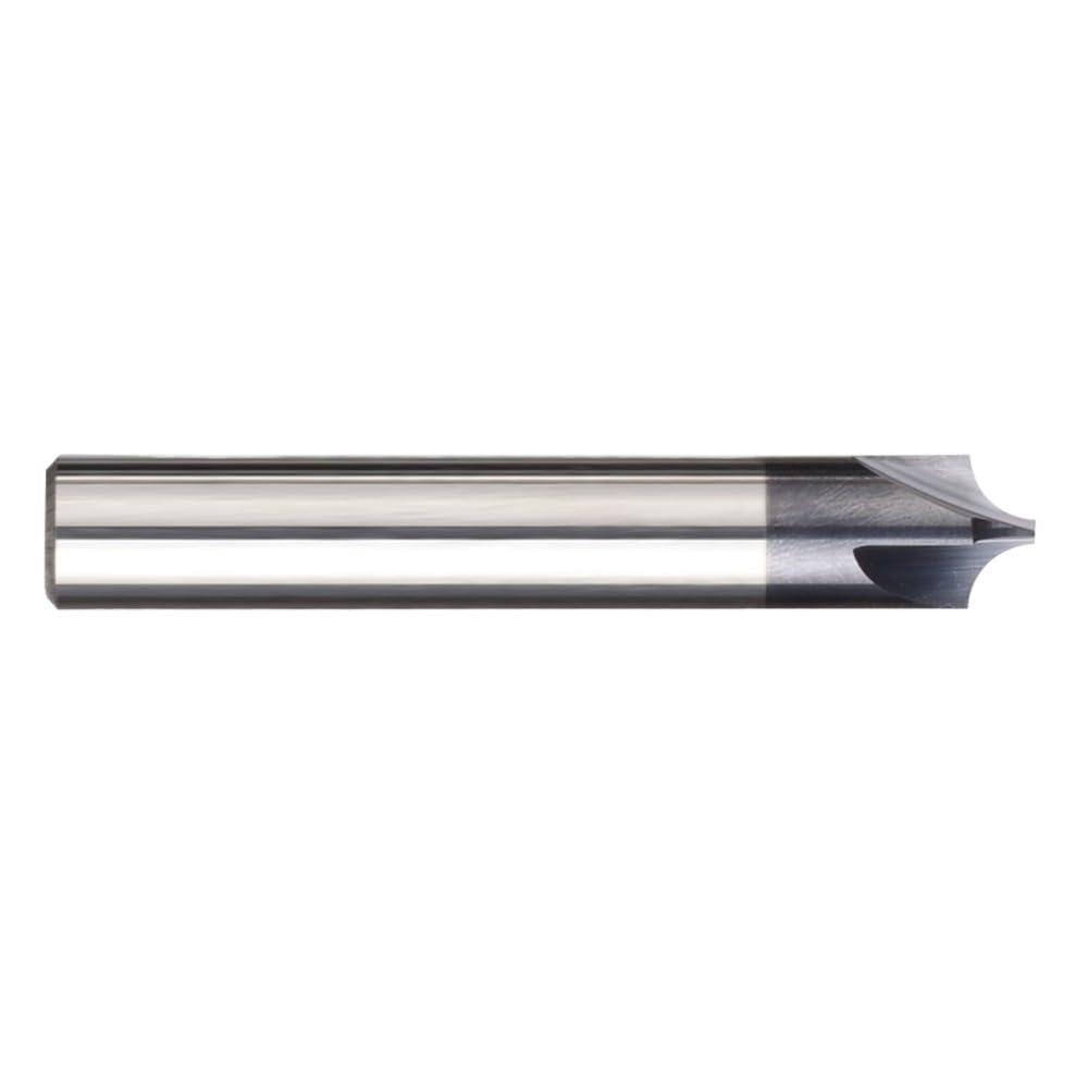 1pcs Carbide Radius Rounding Cutter End Mill, R0.5-R6 Deburring Solid Carbide End Mills CNC Router Bit Titanium Coating Chamfering Milling Cutter CNC Carbide Tools Inner R Mill(ICP4F-R2.5-H6)