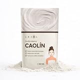 Arcilla Blanca en Polvo 300g LAIOL – Mascarilla de Arcilla Facial y Capilar – Limpieza Suave para Piel Sensible – Caolín Natural Cosmética Ecológica