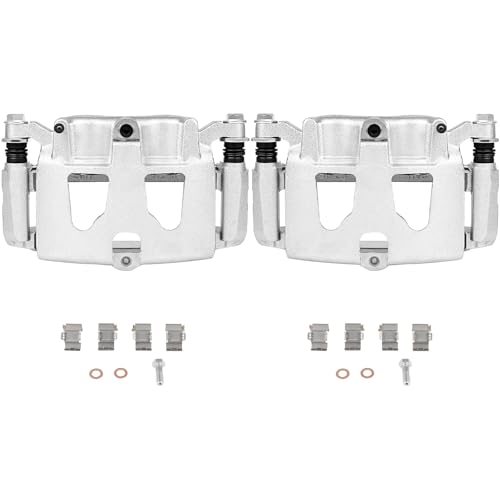 Image of SCITOO 18B5473 18B5472 Rear Left & Right Disc Brake Calipers Assembly w /Bracket For Ford For F-250 Super Duty 2013-2022,For Ford For F-350 Super Duty 2013-2022 (SRW)