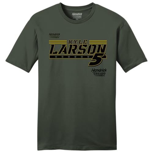 Classic Ink Kyle Larson #5 Car T-Shirt - 2-Spot 5000 KL5 Automotive Racing Apparel - Green XL