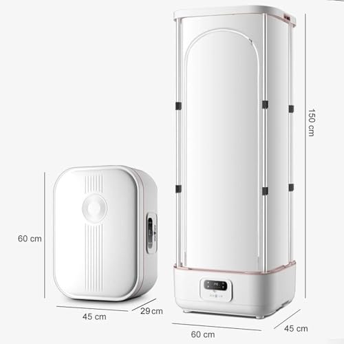 Portable Mini Steam Iron with Remote Control, Foldable Electric Steam Cabinet for Travel and Home Use - Image 6