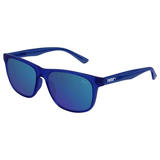 PUMA Gafas de sol PJ0025S 005 Niño color Azul azul lente 52 mm