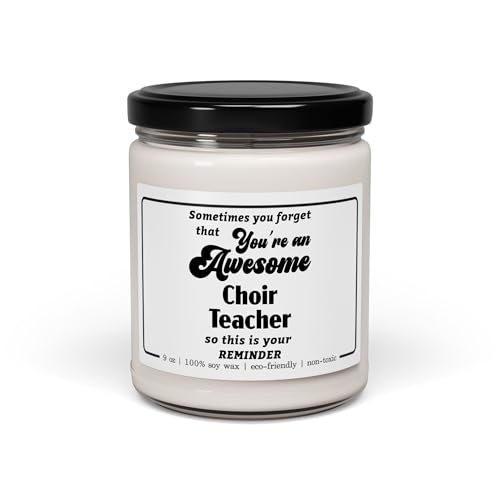 Choir Teacher Candle, Cinnamon Vanilla