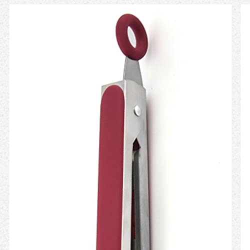 Pinze da Cucina Pinze per Alimenti, con Punte in Silicone, per Cucinare in Cucina, Barbecue, Dimensioni: 26,5 * 6,2 cm Sicure e durevoli
