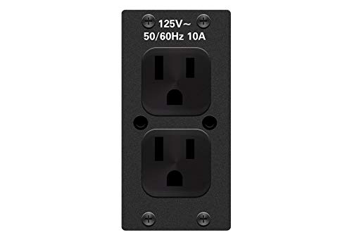 Crestron FlipTop AC Power Outlet Module, Dual, US NEMA 5, Type B ...