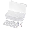 Belle Vous Plastic Diamond Dot Schilder Opbergdoos met 64 Rasters en Labels- Transparante Organisatiedozen – Koffer voor…