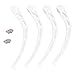 Mallofusa 4Pcs/Set Universal Tall Landing Gear Skid for DJI F450 F550 Sk480 Multirotor Quadcopter White