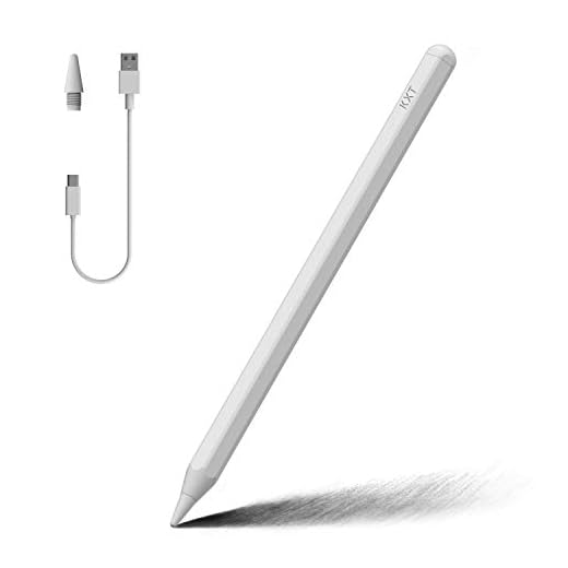 Penna Stilo per Apple iPad (2018-2023),Con Sensibile all'inclinazione&Rigetto del palmo&Magnetica Stylus Pencil, Compatibile iPad 6/7/8/9/10 Generazione/Pro 11/12.9/Air 3-4-5/Mini 5/6,Pen Digitale
