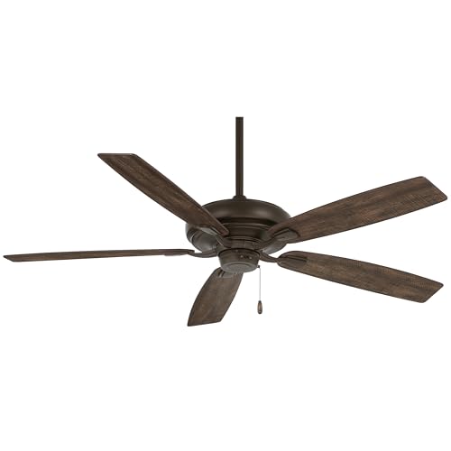 MINKA-AIRE F551-ORB Watt 60 Inch Energy Star Rated Ceiling Fan with DC Motor and 4 Speed Pull Chain in Oil Rubbed Bronze Finish