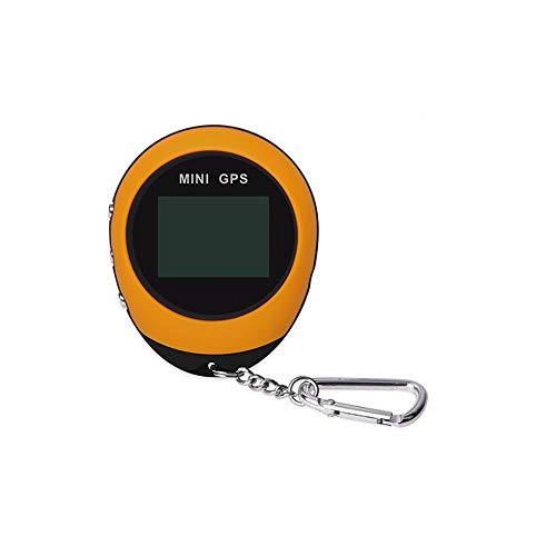 Mini GPS Navigation,Portable Outdoor Location Finder Tracker Handheld with Kay Chain USB Rechargeable for Outdoor Hiking Traveling Hunting Wild Exploration(Orange) - Thumbnail 6