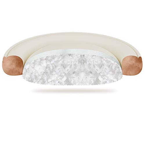 Feandrea Hundebett, Hundekorb, Katzenbett, Donut, Ø 75 cm, braun PGW075C01