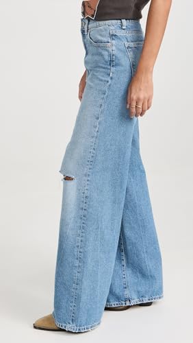 DL1961 Women's Hepburn Wide Leg: High Rise Vintage 32' Jeans4