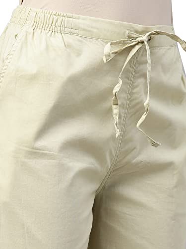 Image of GO COLORS Soft Cotton Pant Full Length for Women| Breathable, Mid Rise